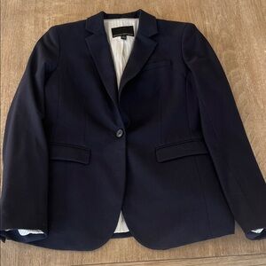 Banana Republic Women's Dark Navy Single-Button Blazer